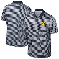 Colosseum West Virginia Mountaineers Striped Polo