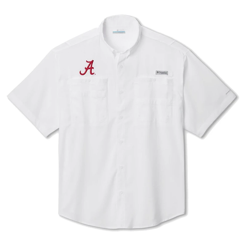 Columbia Alabama Crimson Tide Big  Tall Tamiami Omni-Shade Button-Down Shirt