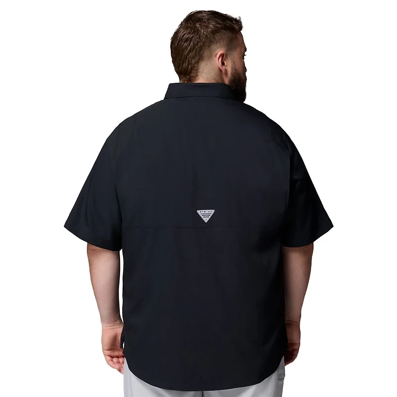 Columbia Arkansas Razorbacks Big  Tall Tamiami Omni-Shade Button-Down Shirt