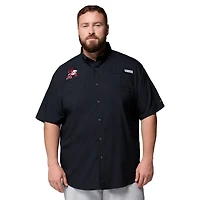 Columbia Arkansas Razorbacks Big  Tall Tamiami Omni-Shade Button-Down Shirt