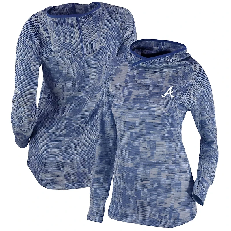 Columbia Atlanta Braves Omni-Wick Sunday Ball Pullover Hoodie