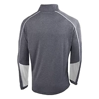 Columbia Charcoal/ Houston Astros Omni-Wick Shotgun 20 Quarter-Zip Pullover Top