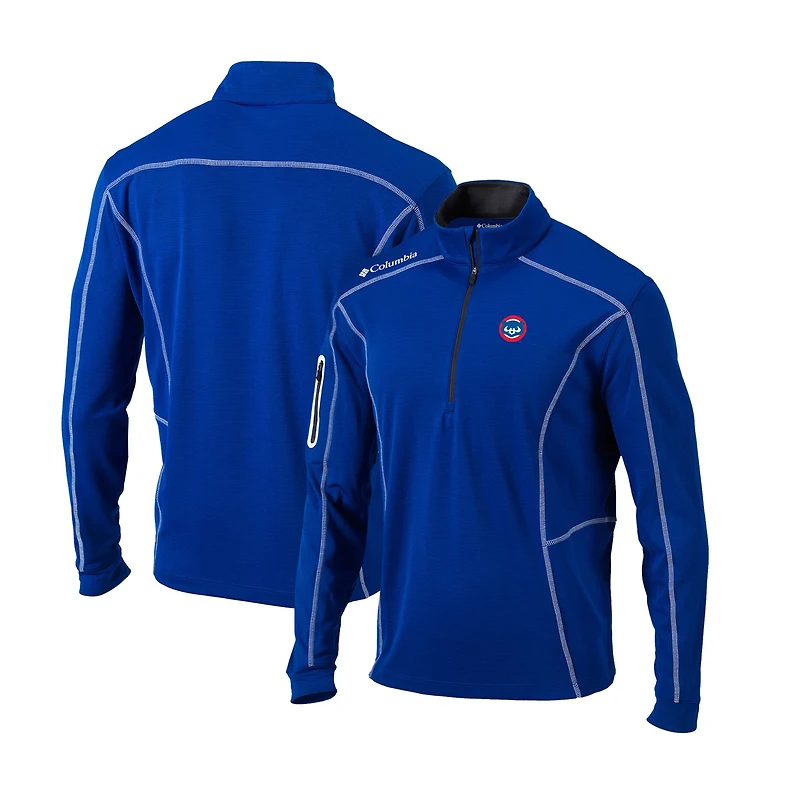 Columbia Chicago Cubs Cooperstown Collection Omni-Wick Shotgun Quarter-Zip Top