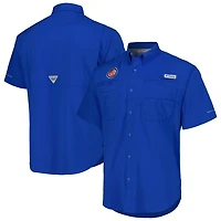 Columbia Chicago Cubs Tamiami Omni-Shade Button-Down Shirt