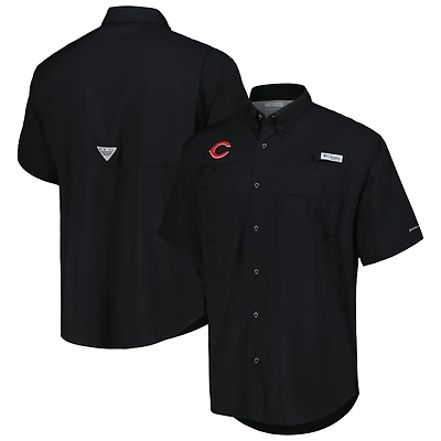 Columbia Cincinnati Reds Tamiami Omni-Shade Button-Down Shirt