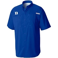 Columbia Duke Blue Devils Tamiami Omni-Shade Button-Down Shirt