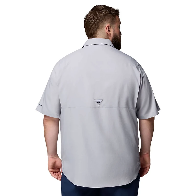 Columbia Georgia Bulldogs Big  Tall Tamiami Omni-Shade Button-Down Shirt