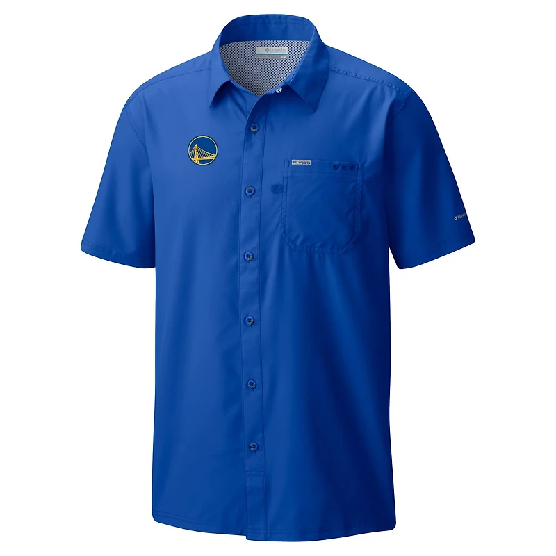 Columbia Golden State Warriors Slack Tide Camp Button-Up Shirt