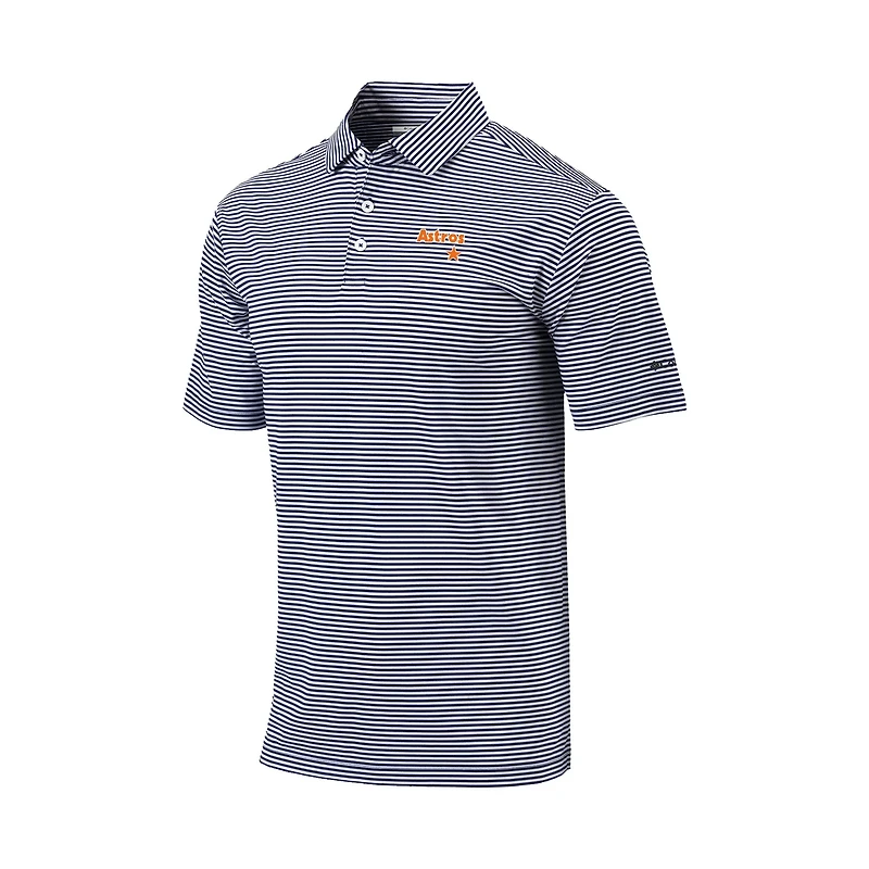 Columbia Houston Astros Cooperstown Collection Omni-Wick Club Invite Polo