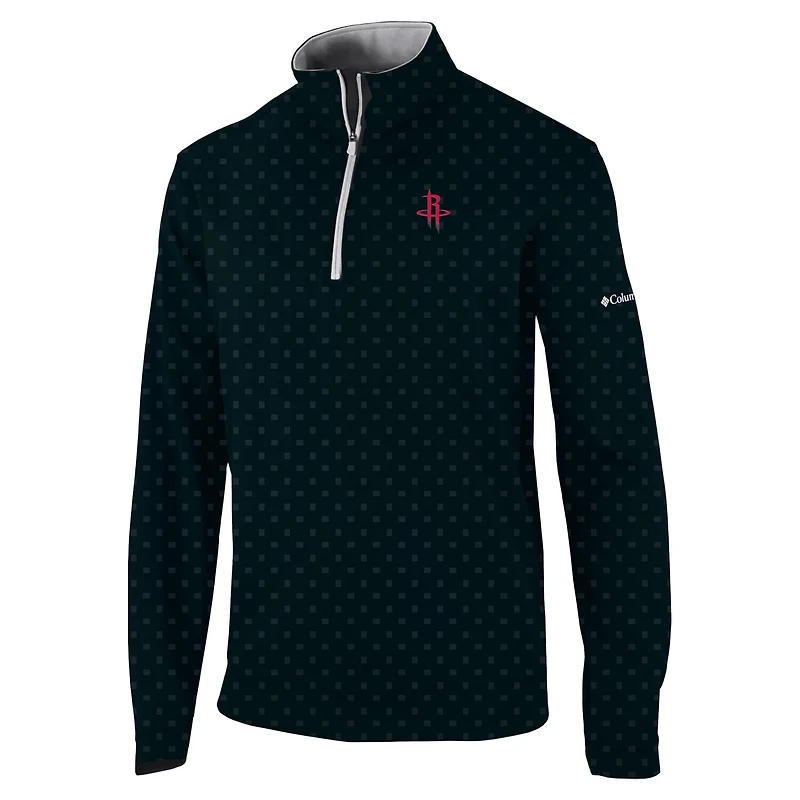 Columbia Houston Rockets Omni-Wick Wickhams Hills Quarter-Zip Pullover Top