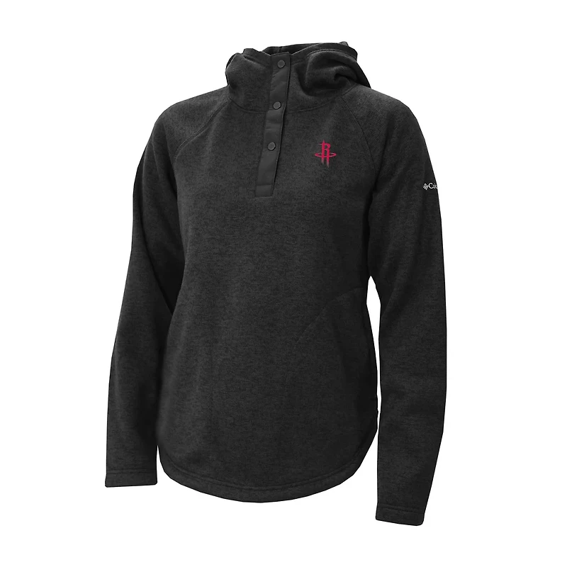 Columbia Houston Rockets Sweater Weather Quarter-Snap Hoodie