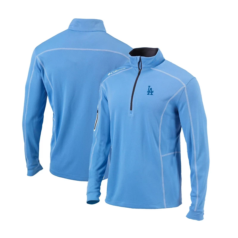 Columbia Light Los Angeles Dodgers Cooperstown Collection Omni-Wick Shotgun Quarter-Zip Top