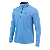 Columbia Light Los Angeles Dodgers Cooperstown Collection Omni-Wick Shotgun Quarter-Zip Top