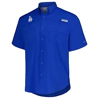 Columbia Los Angeles Dodgers Tamiami Omni-Shade Button-Down Shirt