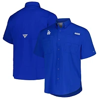 Columbia Los Angeles Dodgers Tamiami Omni-Shade Button-Down Shirt