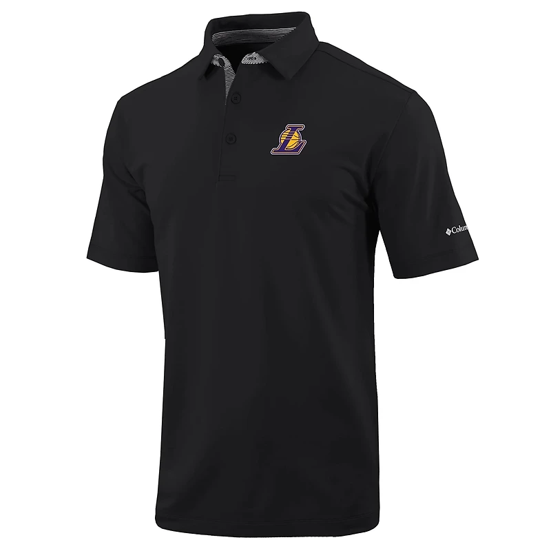 Columbia Los Angeles Lakers Omni-Wick Even Lie Polo