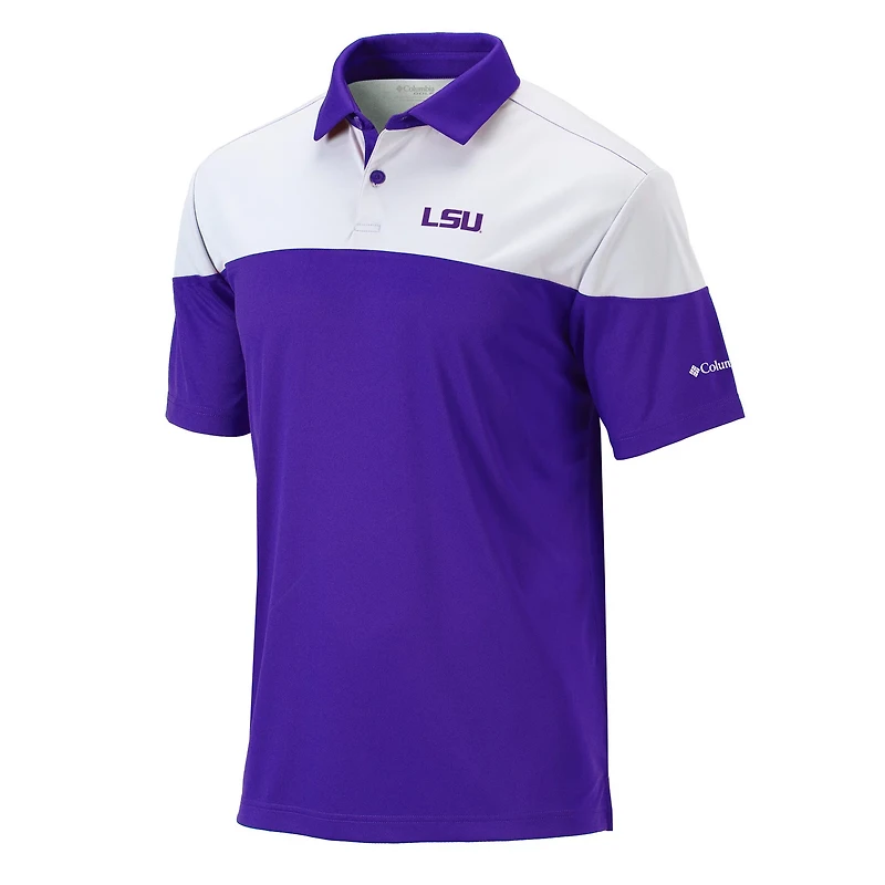Columbia LSU Tigers Best Ball Omni-Wick Polo