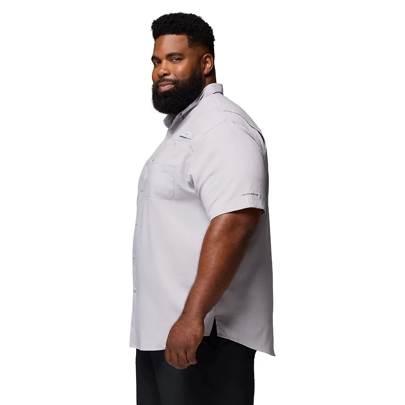 Columbia LSU Tigers Big  Tall Tamiami Omni-Shade Button-Down Shirt