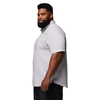 Columbia LSU Tigers Big  Tall Tamiami Omni-Shade Button-Down Shirt