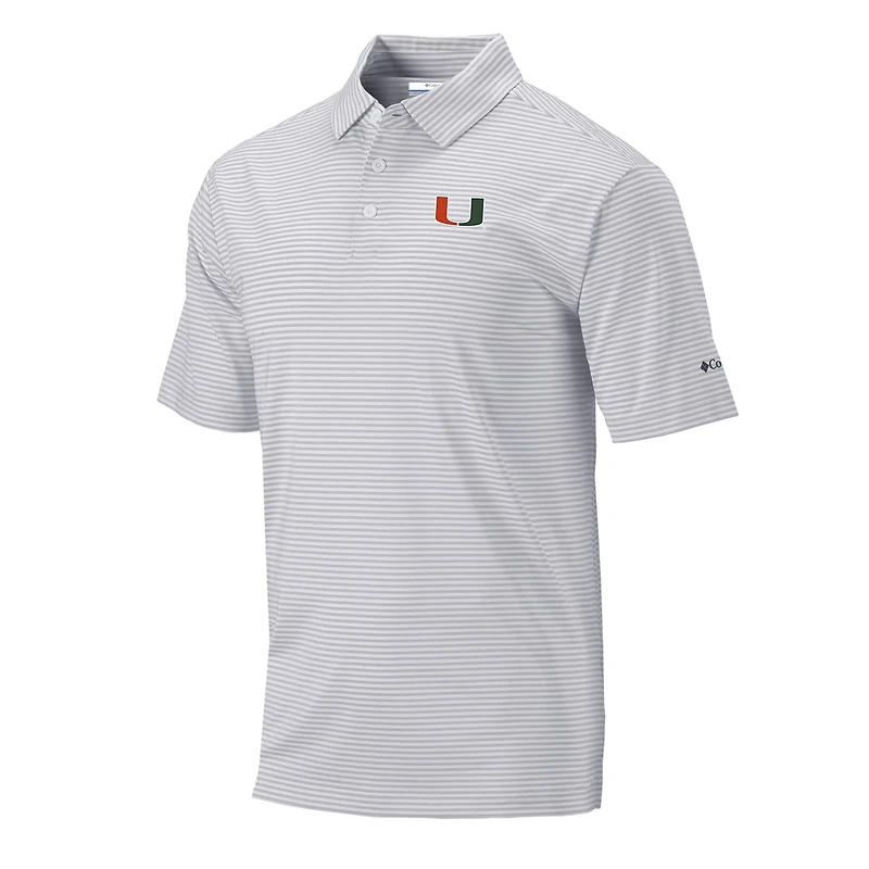 Columbia Miami Hurricanes Omni-Wick Club Invite Polo