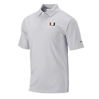 Columbia Miami Hurricanes Omni-Wick Club Invite Polo