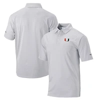 Columbia Miami Hurricanes Omni-Wick Club Invite Polo