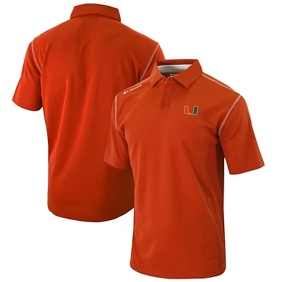 Columbia Miami Hurricanes Omni-Wick Shotgun Polo