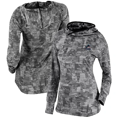 Columbia Miami Marlins Omni-Wick Sunday Ball Pullover Hoodie