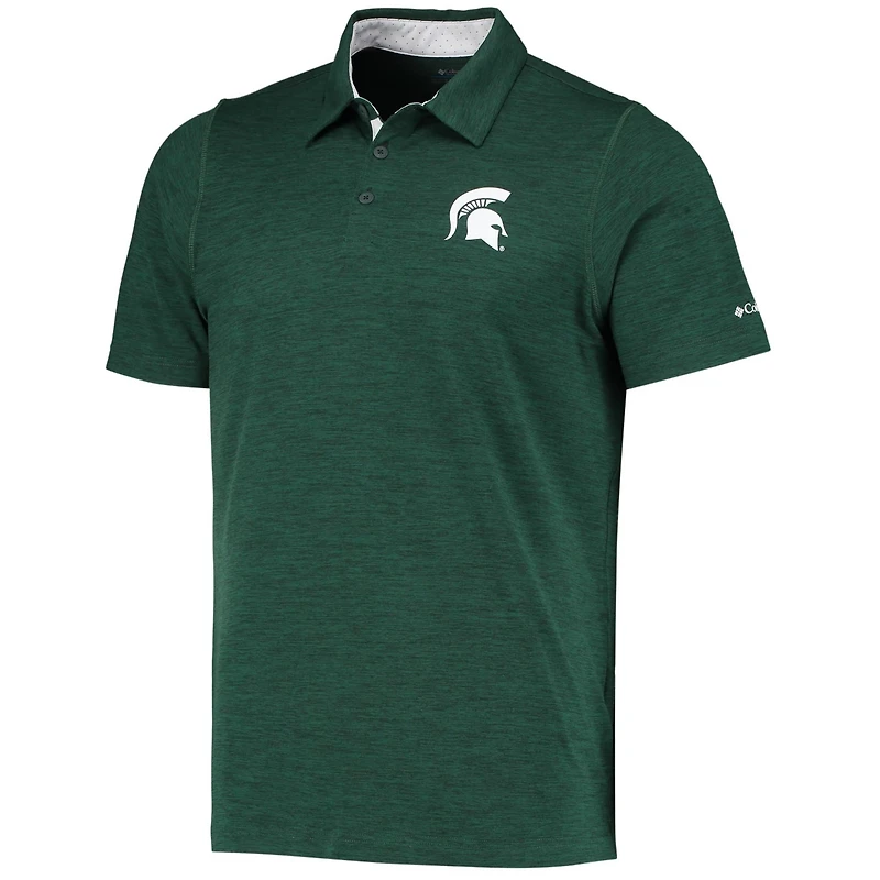 Columbia Michigan State Spartans Tech Trail Omni-Shade Polo