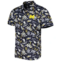Columbia Michigan Wolverines Super Terminal Tackle Omni-Shade Polo