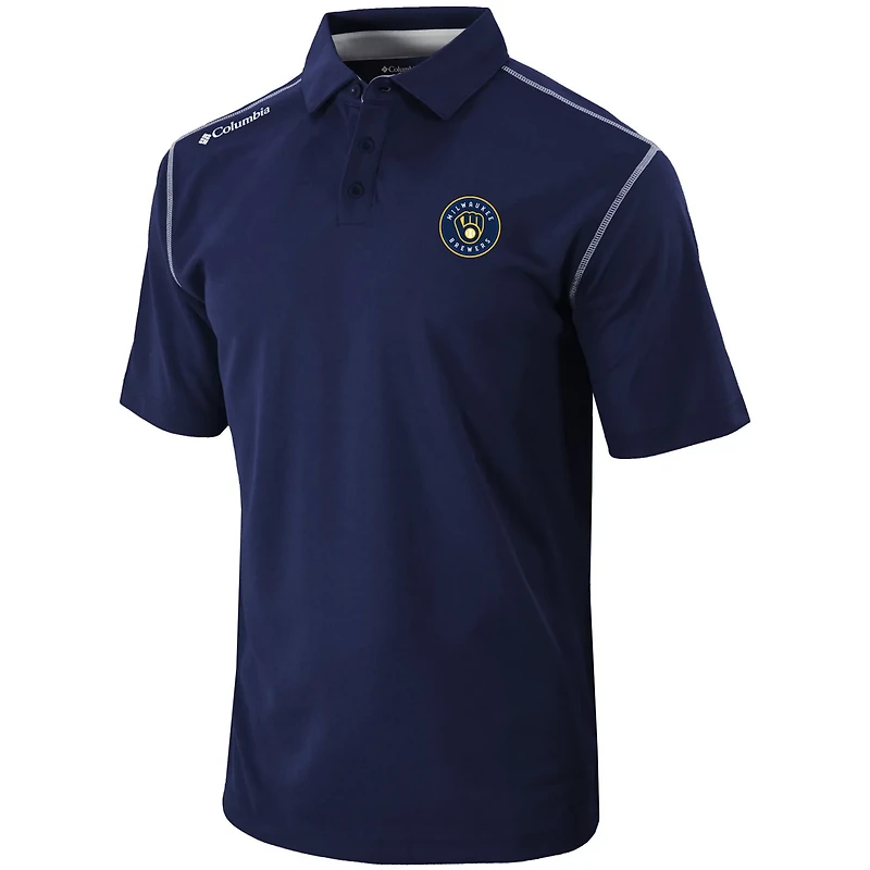 Columbia Milwaukee Brewers Omni-Wick Shotgun Polo