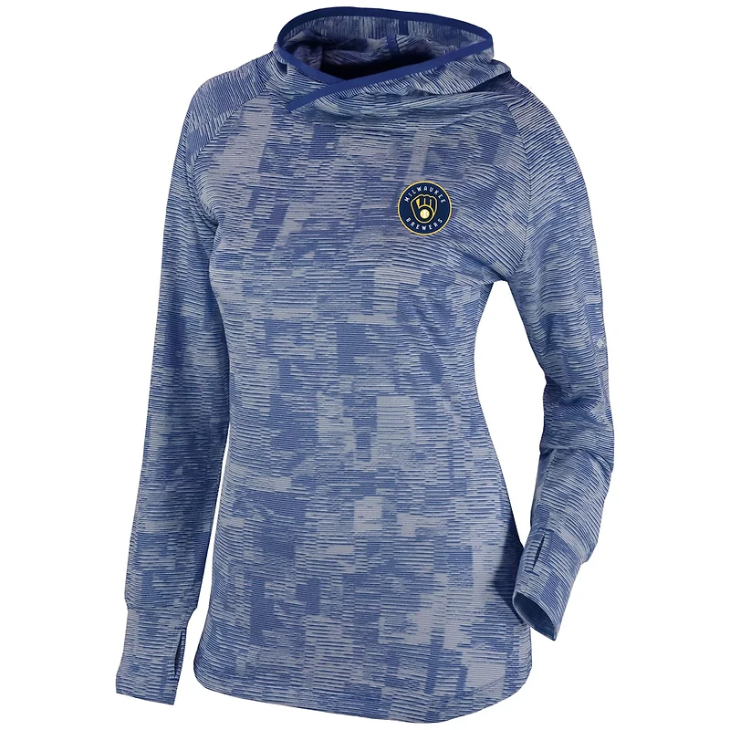 Columbia Milwaukee Brewers Omni-Wick Sunday Ball Pullover Hoodie
