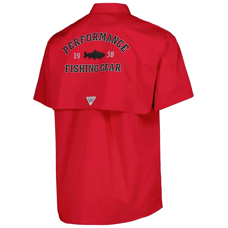 Columbia Ohio State Buckeyes Bonehead Button-Up Shirt