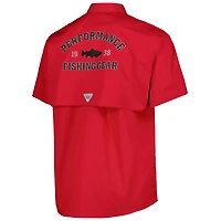 Columbia Ohio State Buckeyes Bonehead Button-Up Shirt