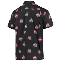Columbia Ohio State Buckeyes Super Slack Tide Omni-Shade Button-Up Shirt