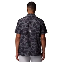 Columbia Ohio State Buckeyes Super Slack Tide Omni-Wick Button-Up Shirt