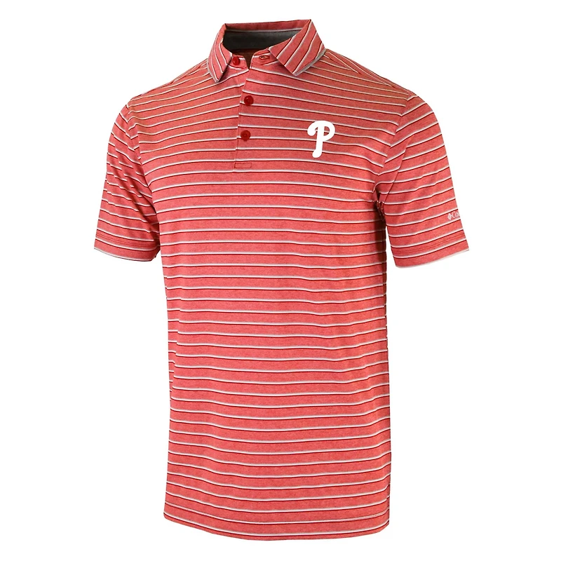 Columbia Philadelphia Phillies Omni-Wick Post Round Polo