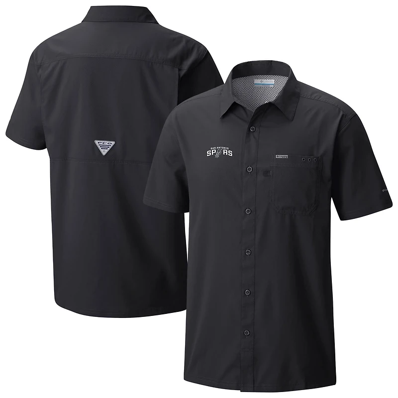 Columbia San Antonio Spurs Slack Tide Camp Button-Up Shirt