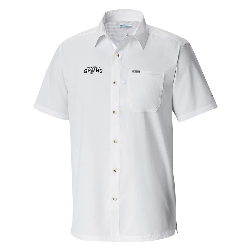 Columbia San Antonio Spurs Slack Tide Camp Button-Up Shirt