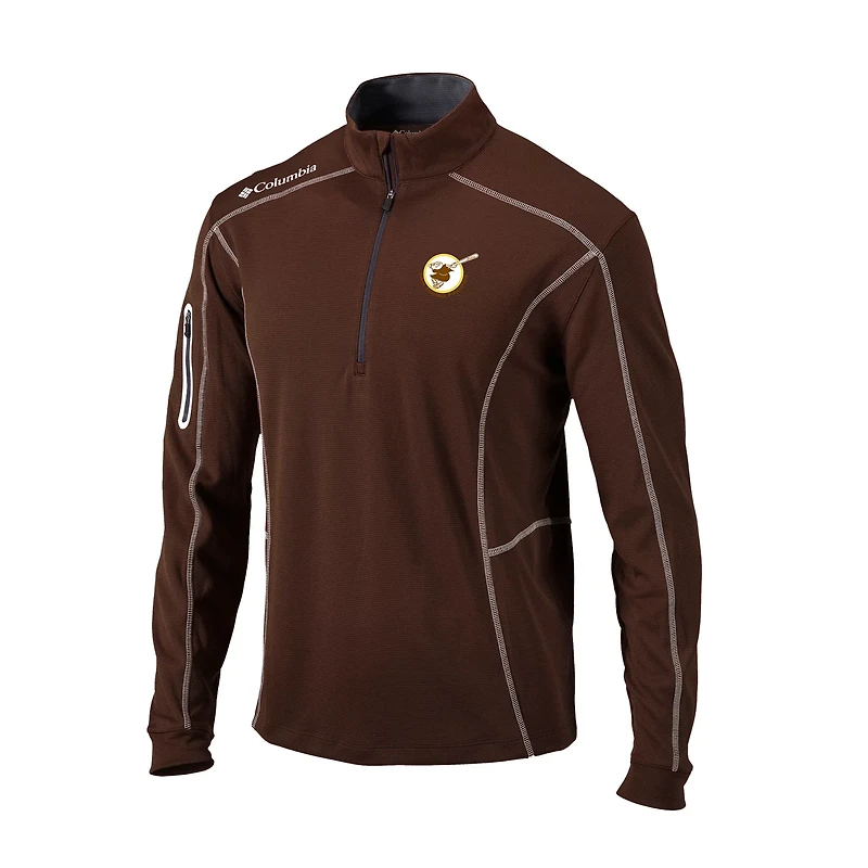 Columbia San Diego Padres Cooperstown Collection Omni-Wick Shotgun Quarter-Zip Top