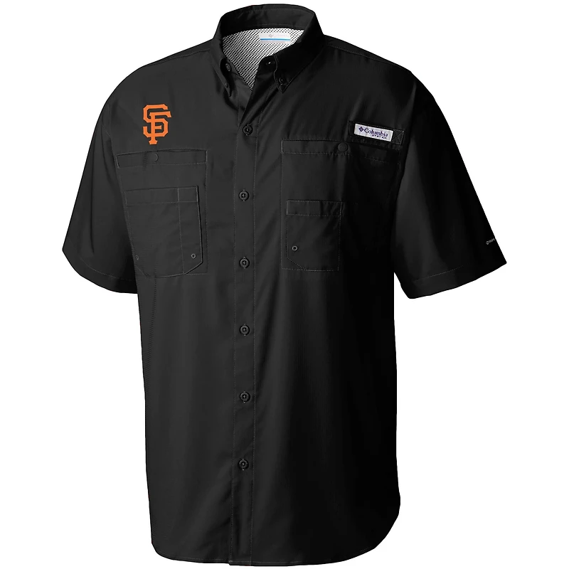 Columbia San Francisco Giants Tamiami Omni-Shade Button-Down Shirt