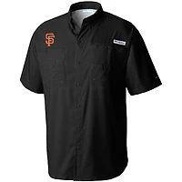 Columbia San Francisco Giants Tamiami Omni-Shade Button-Down Shirt