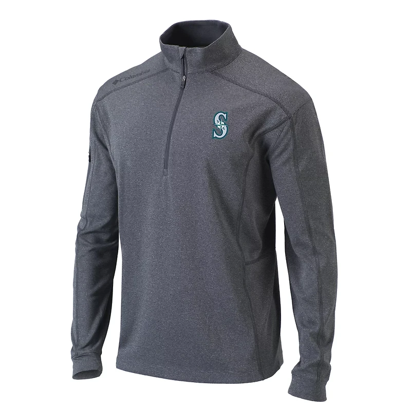 Columbia Seattle Mariners Omni-Wick Shotgun Quarter-Zip Pullover Top