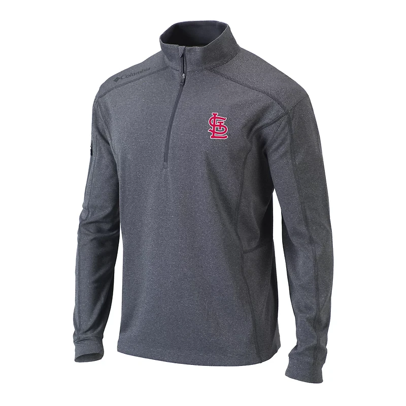 Columbia St Louis Cardinals Omni-Wick Shotgun Quarter-Zip Pullover Top