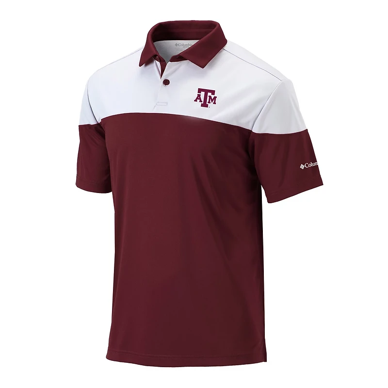 Columbia Texas AM Aggies Best Ball Omni-Wick Polo