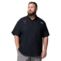 Columbia Texas AM Aggies Big  Tall Tamiami Omni-Shade Button-Down Shirt