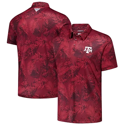 Columbia Texas AM Aggies PFG Super Terminal Tackle Omni-Shade Bangalows Polo