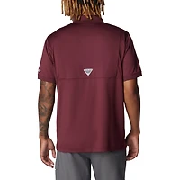 Columbia Texas AM Aggies PFG Tamiami Omni-Shade Polo