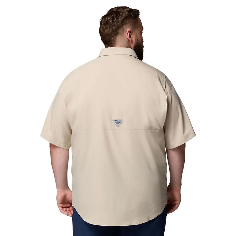 Columbia Texas Longhorns Big Tall Collegiate Tamiami Omni-Shade Full-Button Shirt