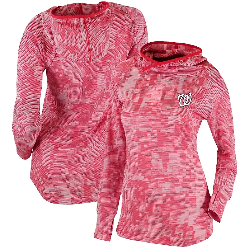 Columbia Washington Nationals Omni-Wick Sunday Ball Pullover Hoodie